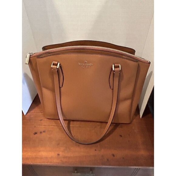 Kate Spade New York Monet Large Triple Compartment Pebbled Leather Tote 910 - Picture 2 of 10